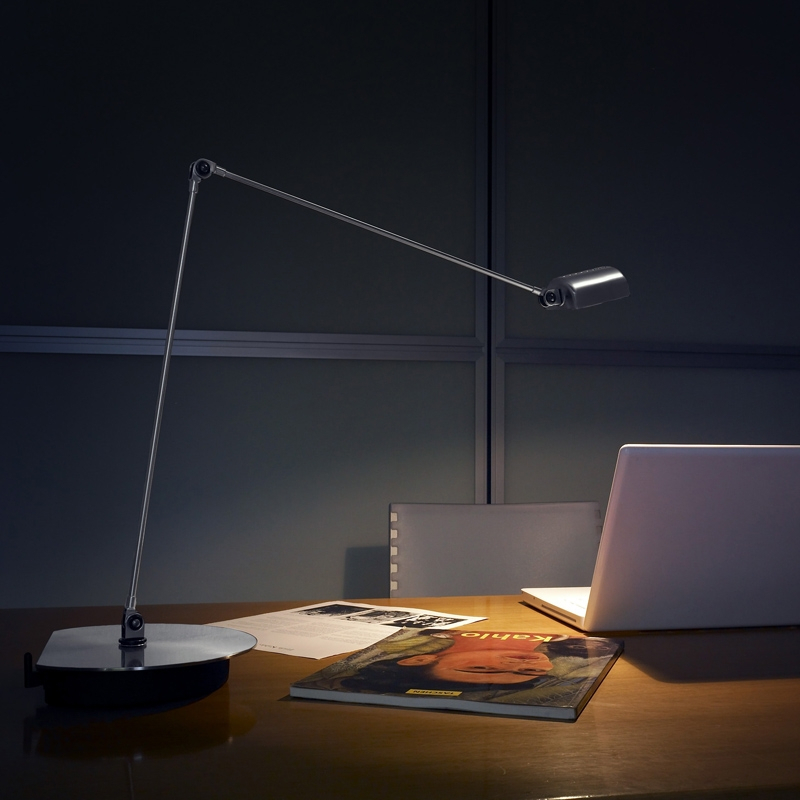 Lampe de bureau CLOE LED Noir soft touch LUMINA