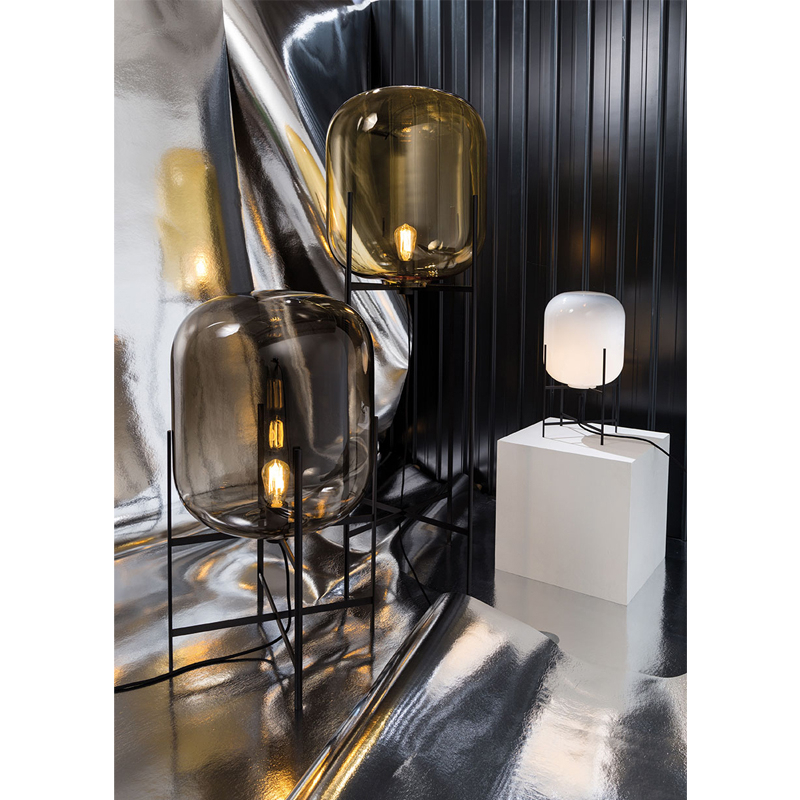 Lampadaire ODA BIG Gris/ noir PULPO