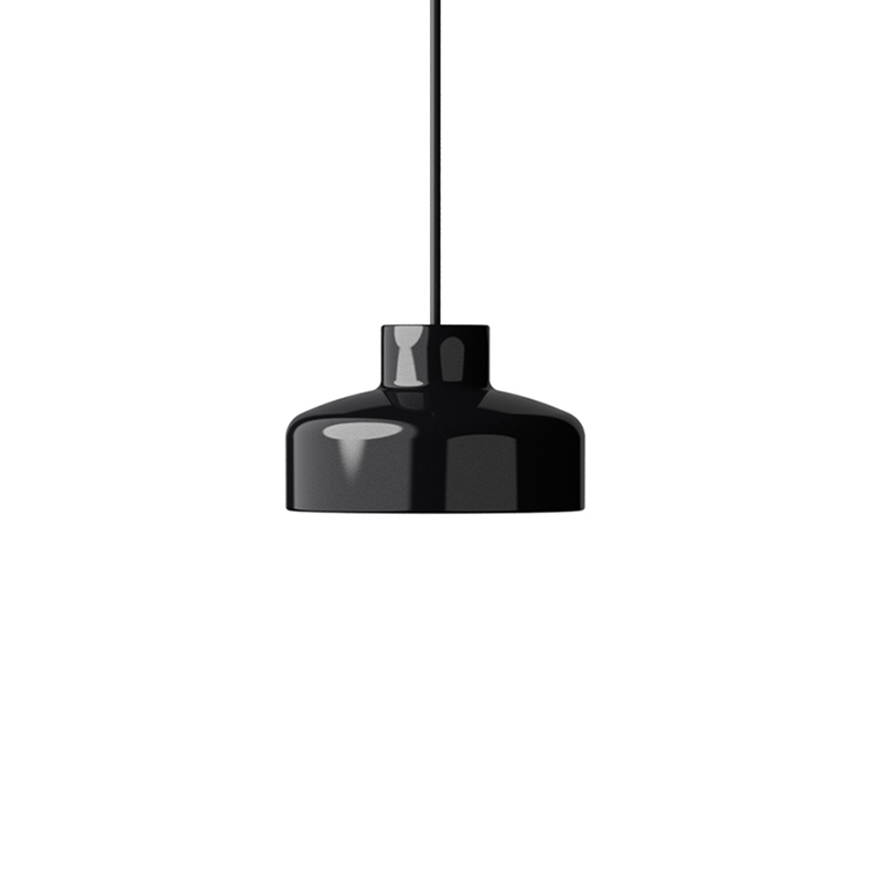Suspension LACQUER Small Noir NINE