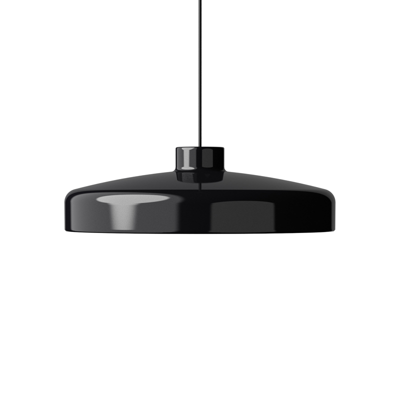 Suspension LACQUER Large Noir NINE