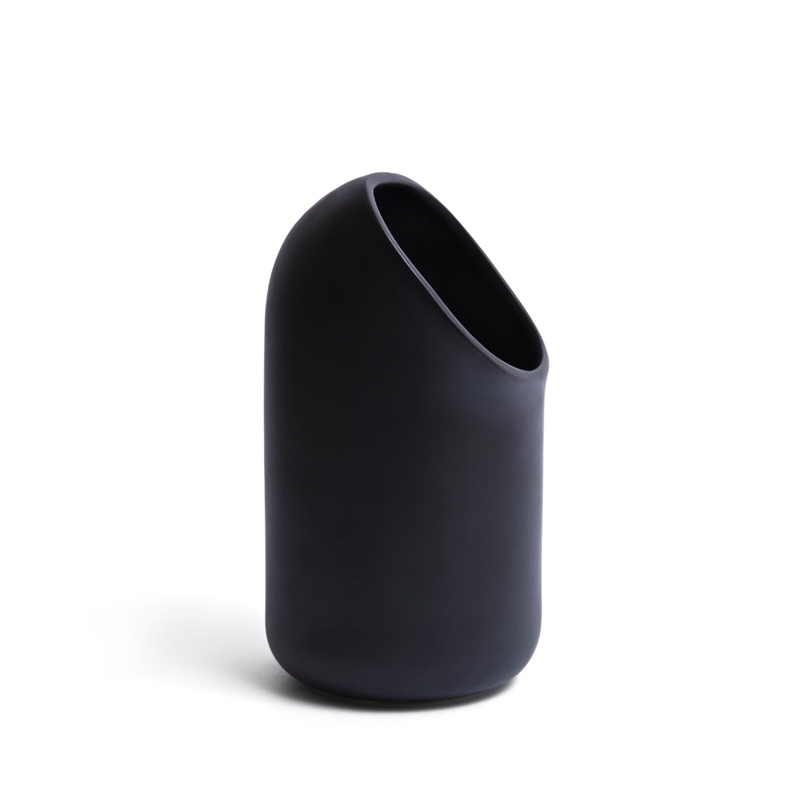 Vase Ô Vase Noir MOUSTACHE