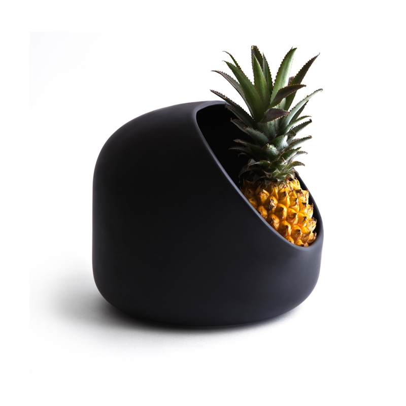 Centre de table & corbeille Ô Corbeille à fruits Noir MOUSTACHE