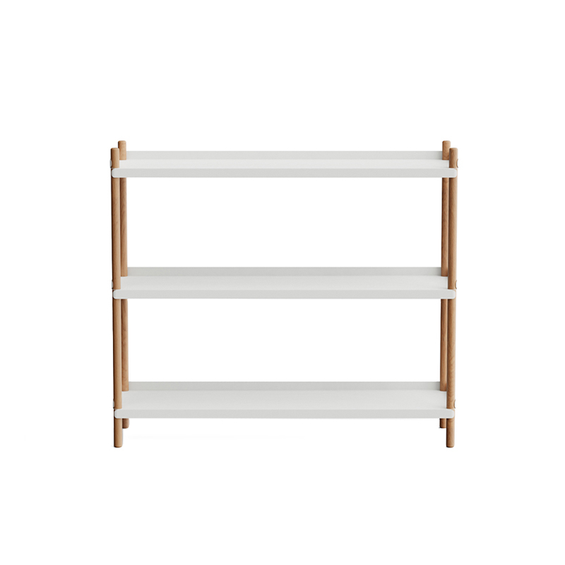 Etagère BOLT 100x88 Gris/ chêne NINE