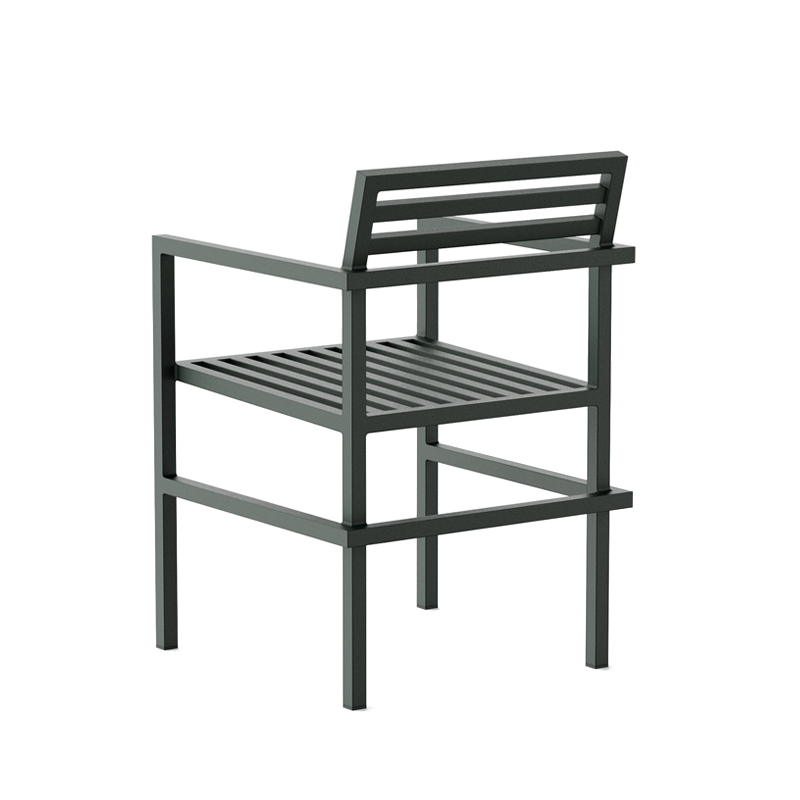 Chaise extérieur Chaise avec accoudoirs 19 OUTDOORS Vert NINE