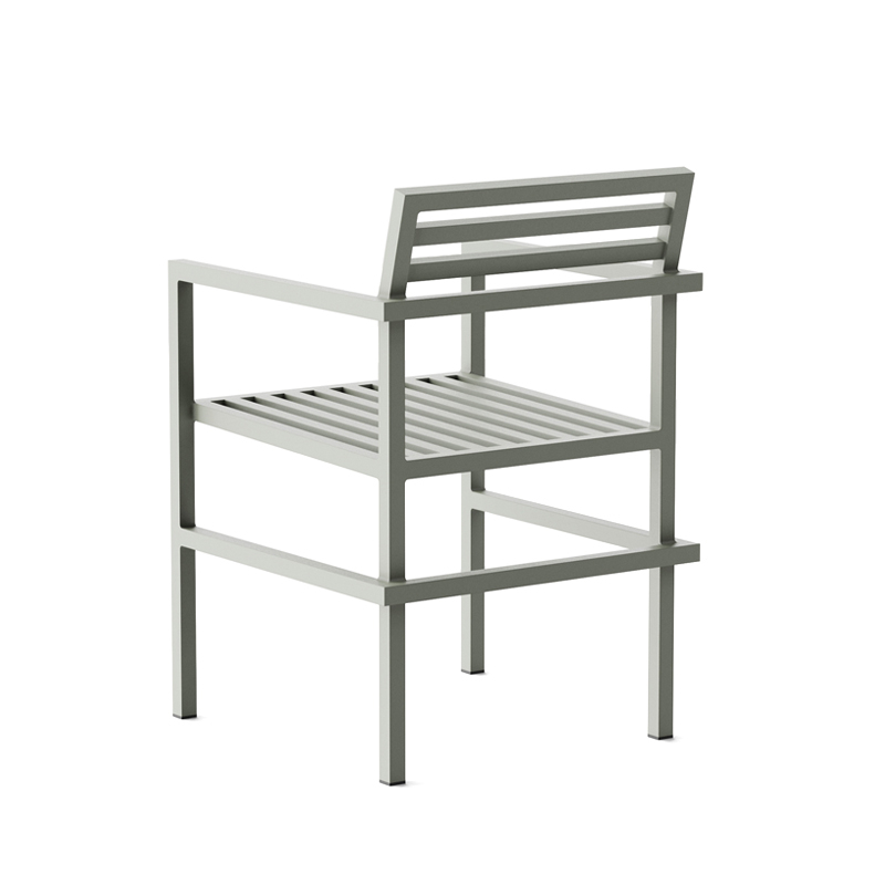 Chaise extérieur Chaise avec accoudoirs 19 OUTDOORS Gris NINE