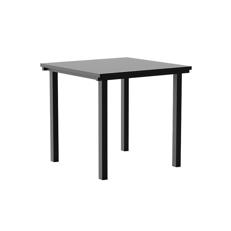 Table extérieur Table 19 OUTDOORS 80x80 Noir NINE