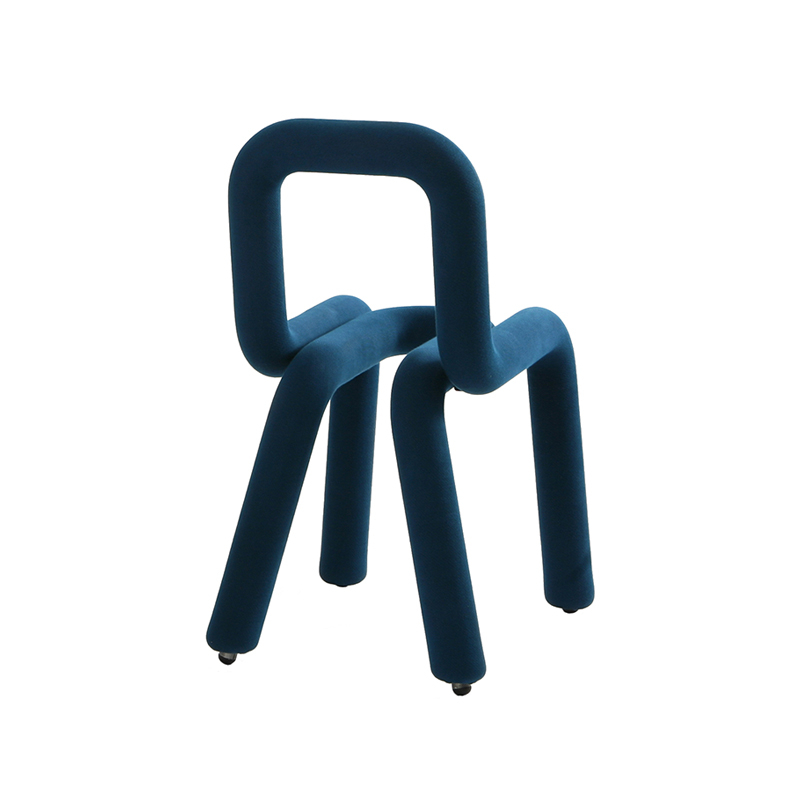 Chaise BOLD Bleu canard MOUSTACHE