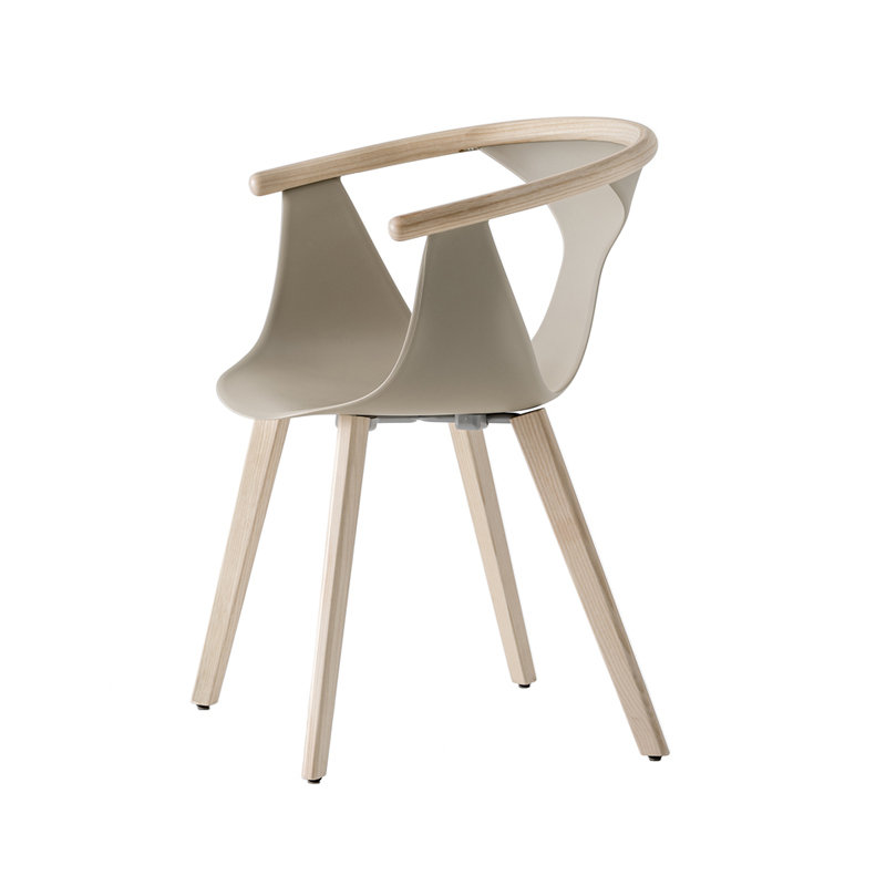 Chaise FOX 3725 Sable/ frêne PEDRALI