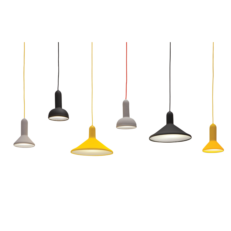 Suspension TORCH CONE S1 Noir / câble noir  ESTABLISHED & SONS