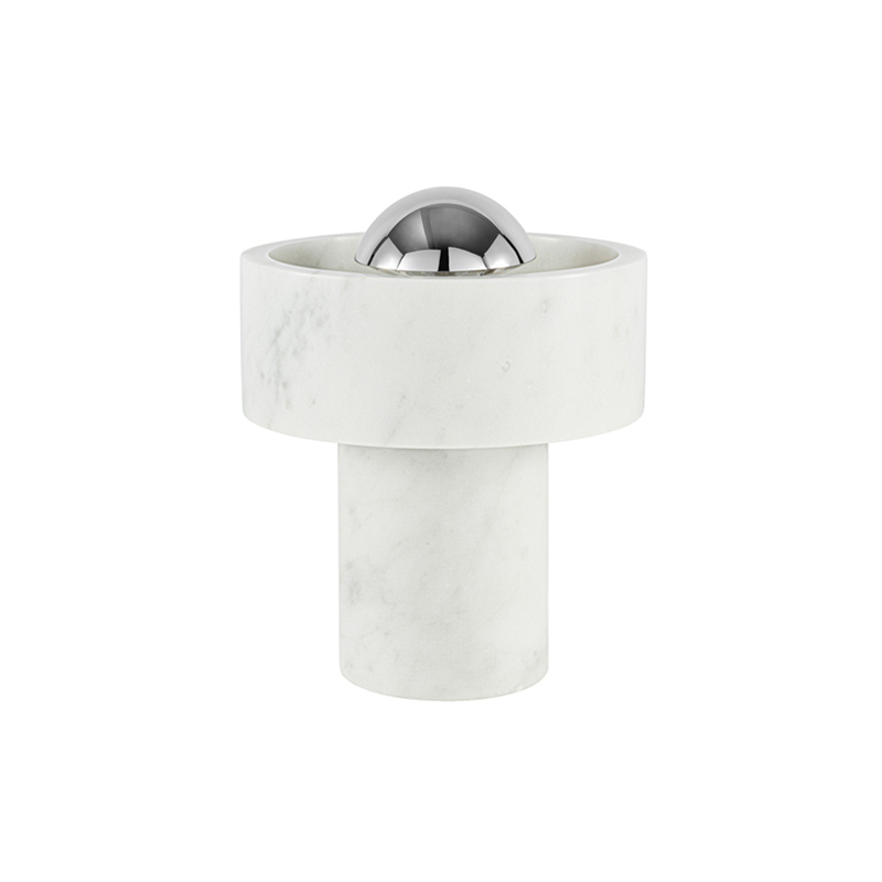 Lampe à poser STONE PORTABLE Argent TOM DIXON