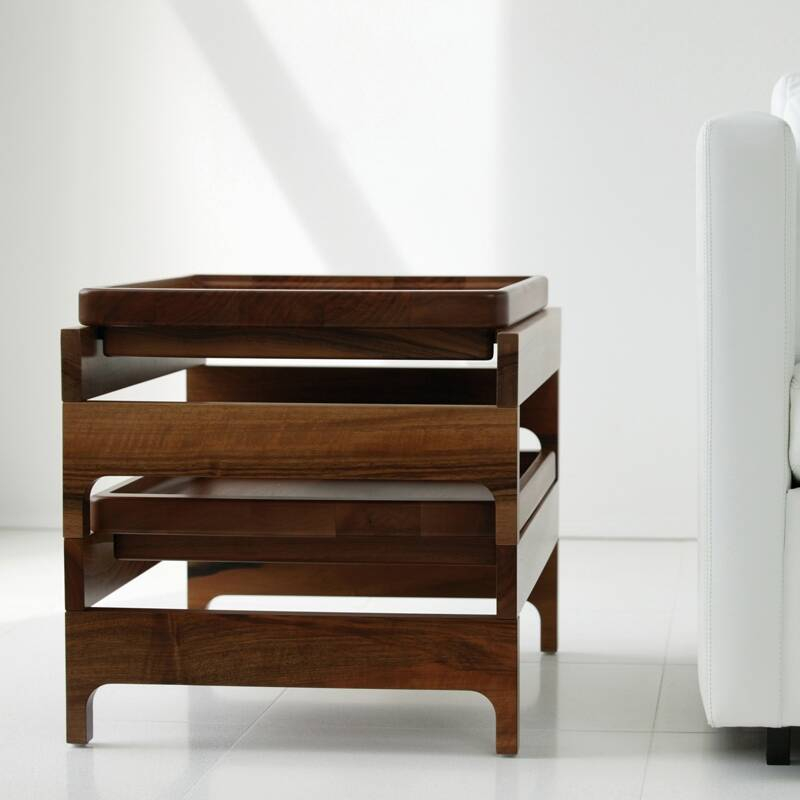 Table d'appoint guéridon TRAY RACK BASSAMFELLOWS