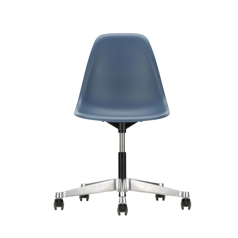 Fauteuil de bureau EAMES PLASTIC SIDE CHAIR PSCC Bleu de mer RE VITRA