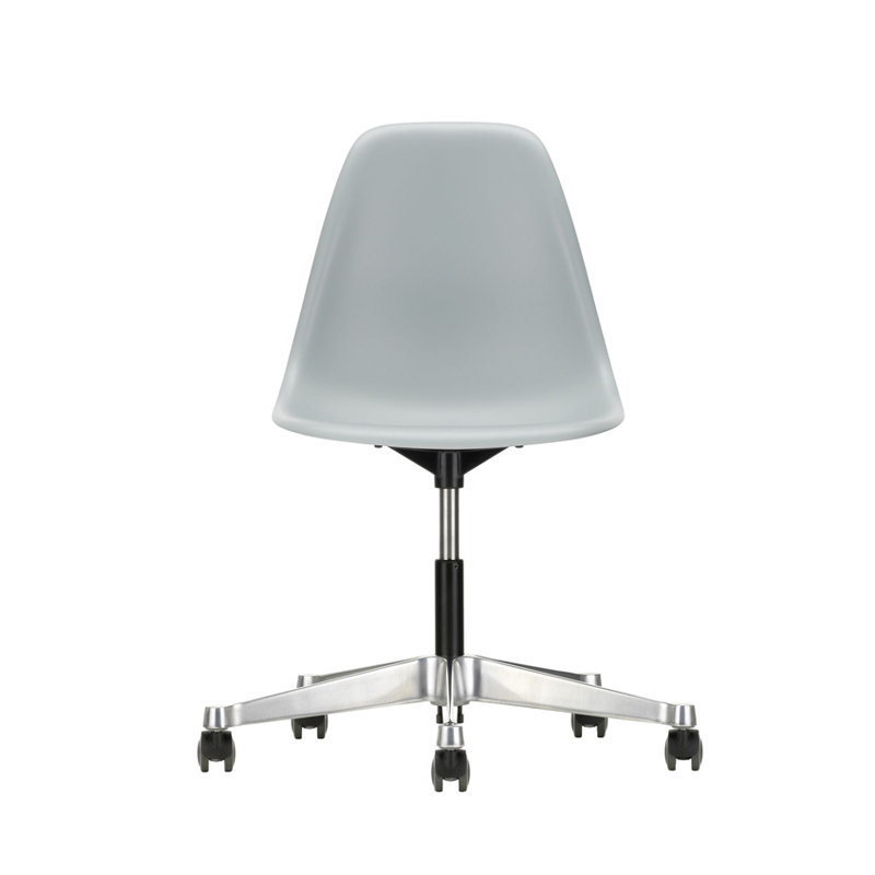 Fauteuil de bureau EAMES PLASTIC SIDE CHAIR PSCC Gris clair RE VITRA