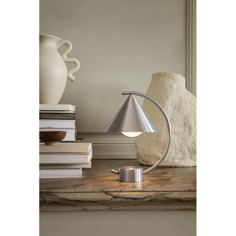 Lampe à poser MERIDIAN Acier brossé FERM LIVING