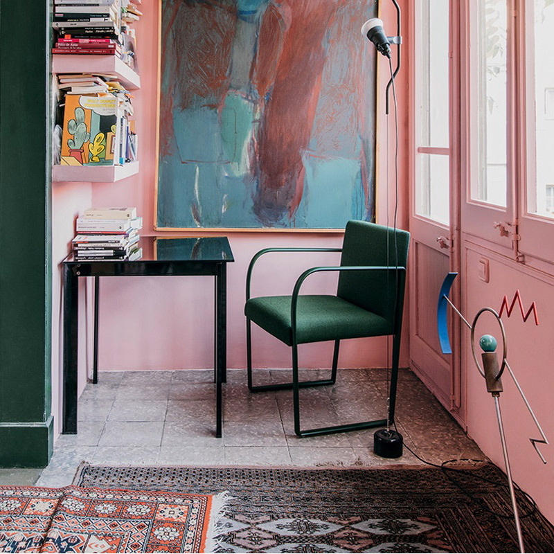 Chaise ARCOS Vert 982 ARPER