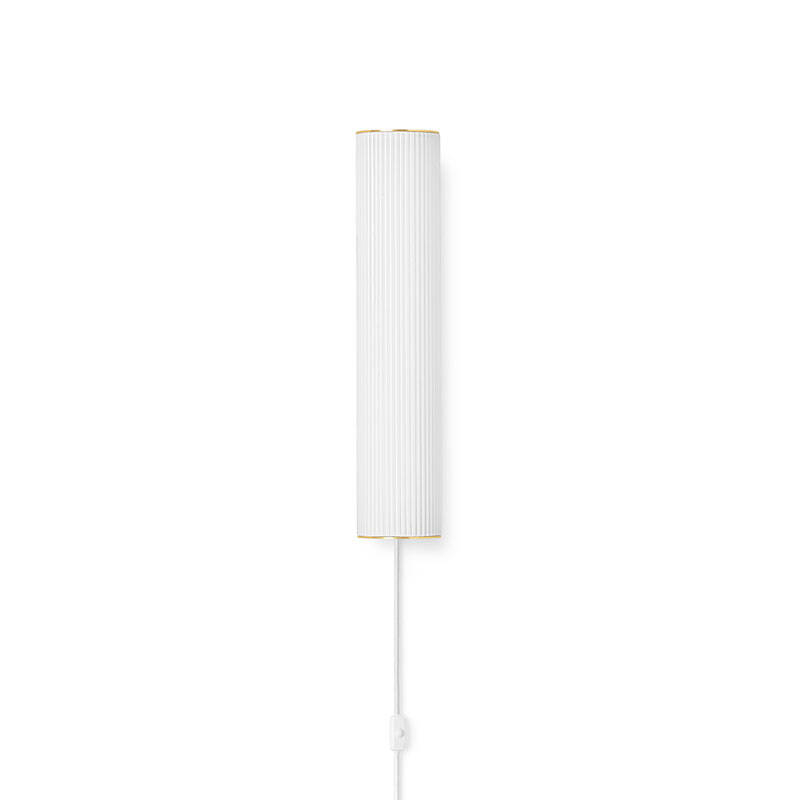 Applique VUELTA 40 Blanc / Laiton FERM LIVING