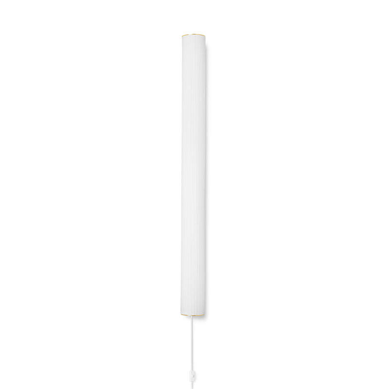 Applique VUELTA 100 Blanc / Laiton FERM LIVING