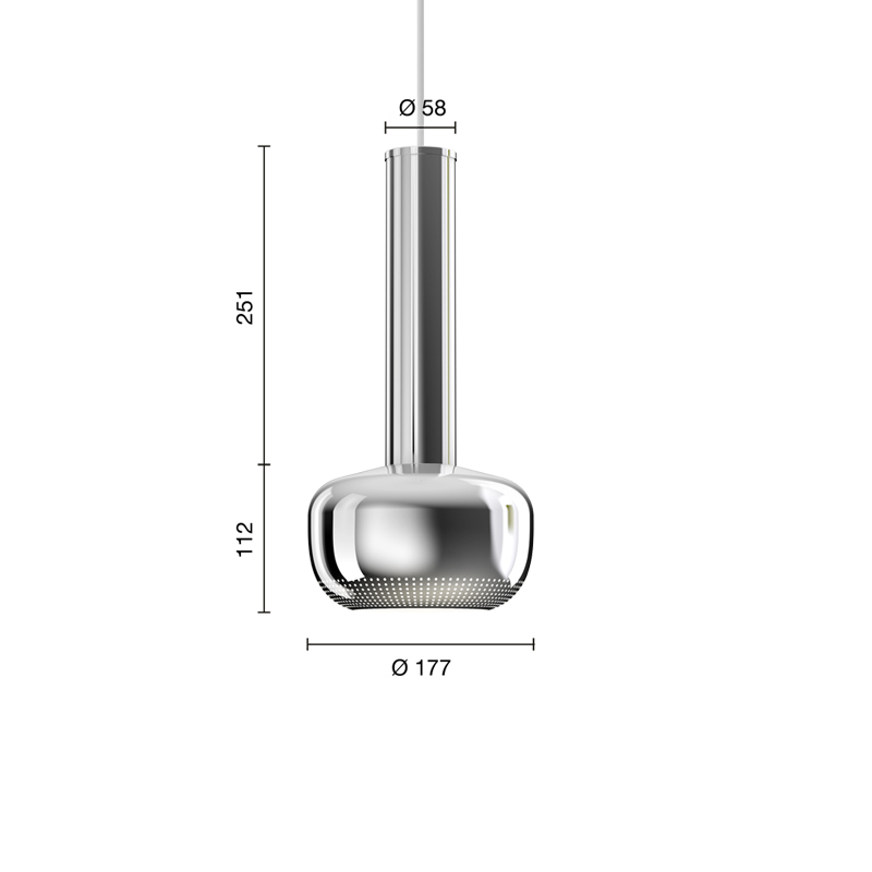 Suspension VL 56 Chrome LOUIS POULSEN