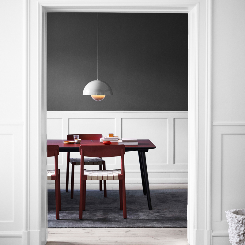 Suspension FLOWERPOT VP2 Beige gris AND TRADITION