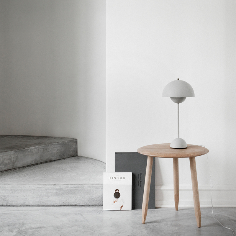 Lampe à poser FLOWERPOT VP3 Gris clair mat AND TRADITION