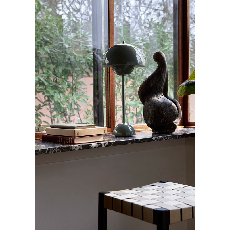 Lampe à poser FLOWERPOT VP3 Bleu Stone AND TRADITION