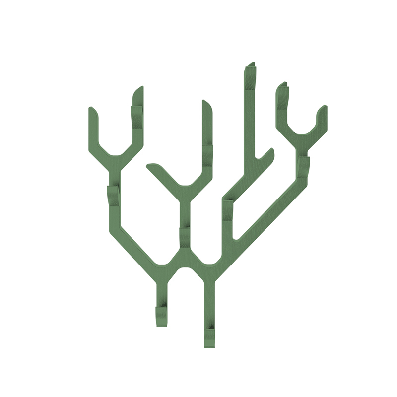 Porte-manteau Porte-manteau mural AMBROISE Vert sauge HARTO