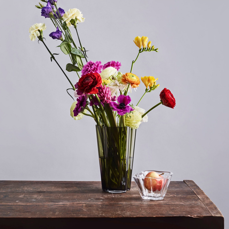 Vase Vase AALTO H 22 Vert mousse IITTALA