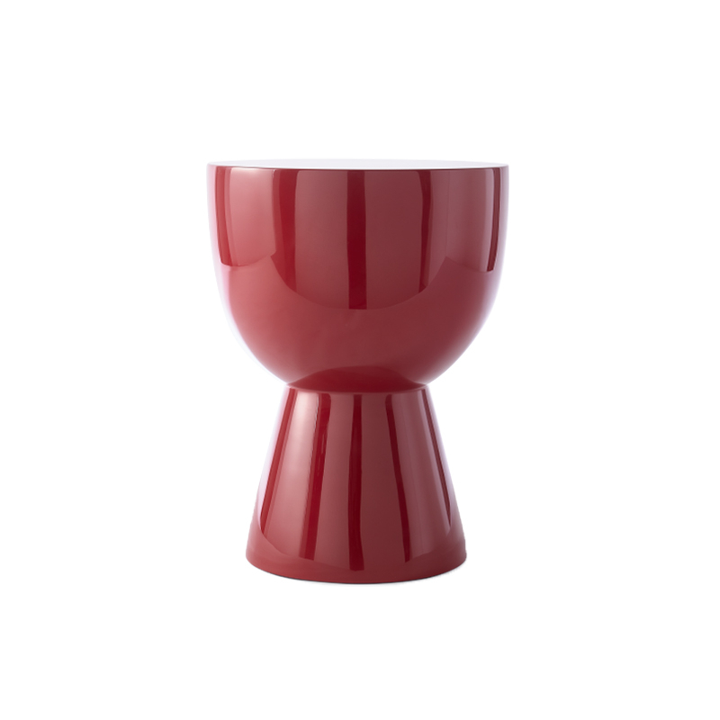 Tabouret TIP TAP Rouge bordeaux POLS POTTEN