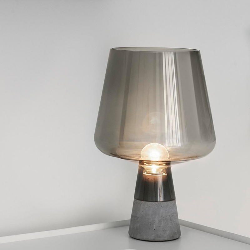 Lampe à poser LEIMU H 38 Gris IITTALA