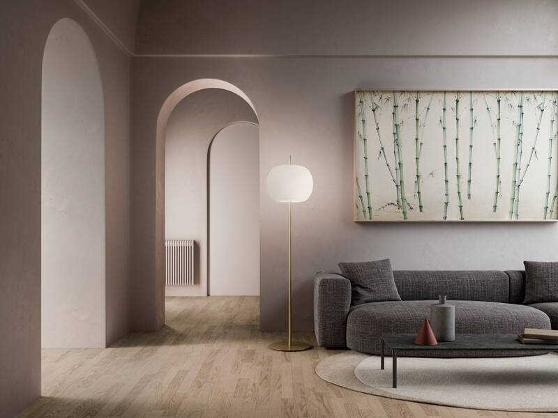 Lampadaire KUSHI XL Noir KDLN