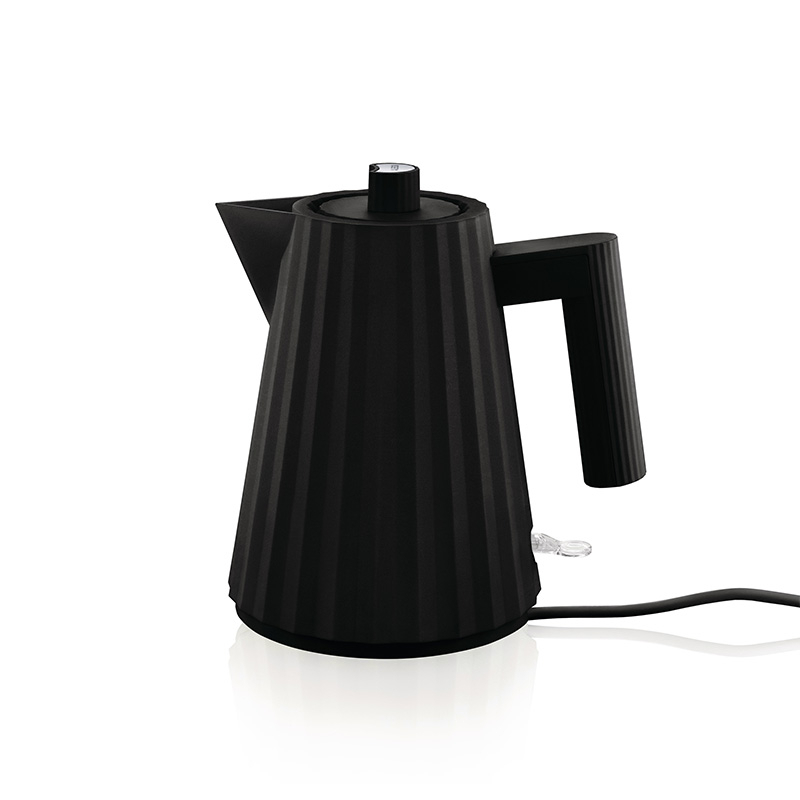 Café & Thé Bouilloire électrique PLISSÉ 1 L Noir ALESSI