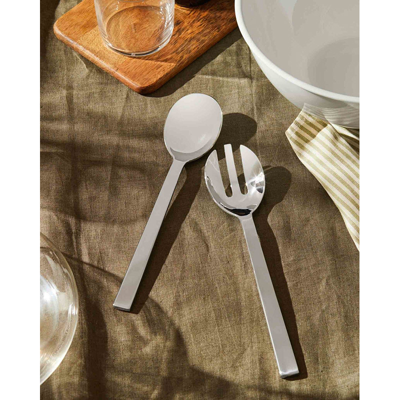 Couvert Couverts à salade SANTIAGO Inox ALESSI
