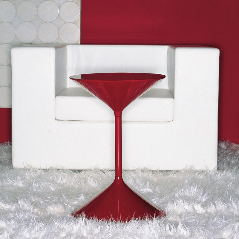 Table d'appoint guéridon TEMPO Amarante ZANOTTA