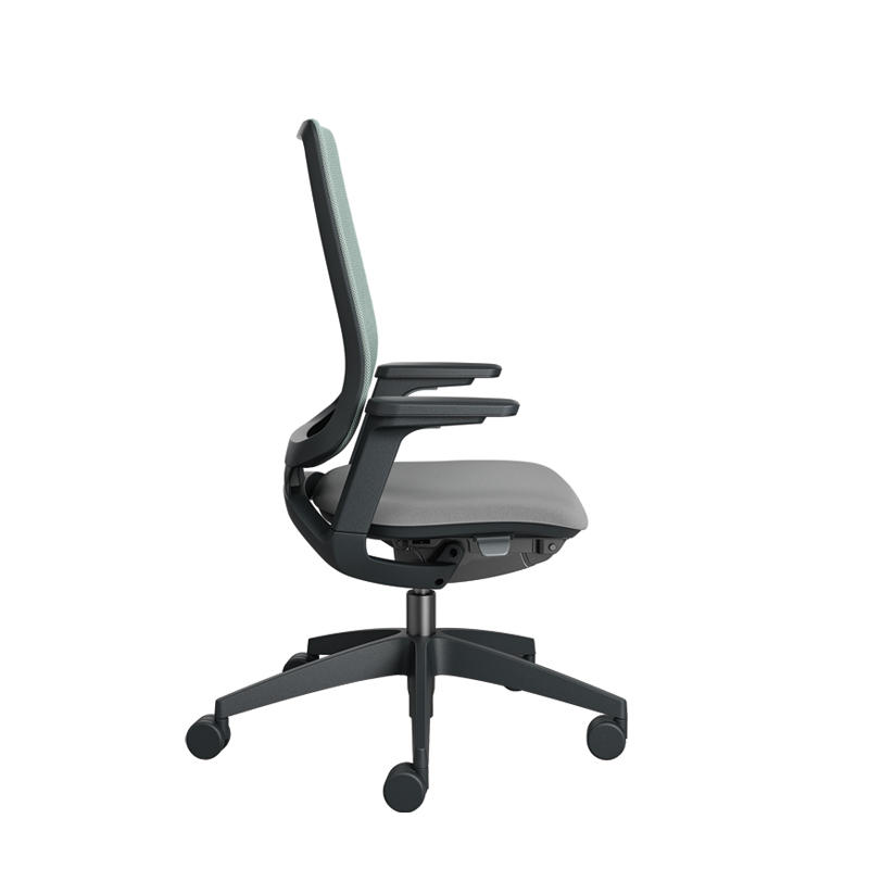 Fauteuil de bureau SE:FLEX Gris clair A60011/ Matcha M94 SILVERA PRO