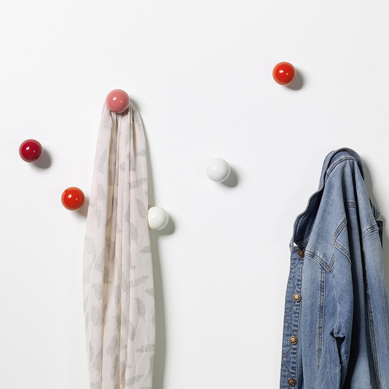 Patère Design Set de 3 patères COAT DOTS Vert VITRA