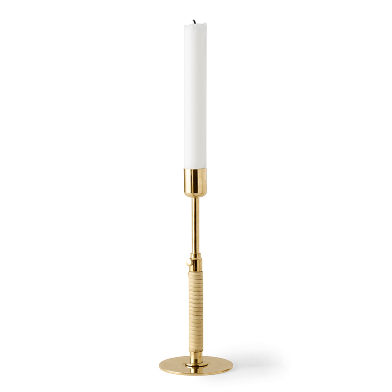 Photophore, bougeoir et bougie Bougeoir DUCA Laiton poli AUDO COPENHAGEN