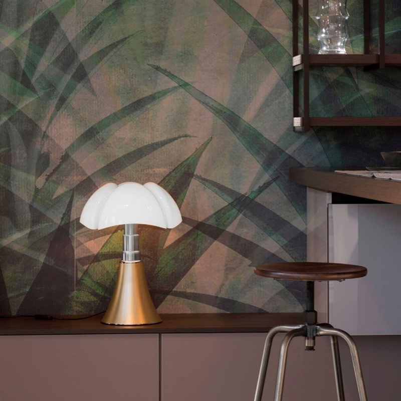 Lampe à poser PIPISTRELLO MEDIO Laiton satiné MARTINELLI LUCE