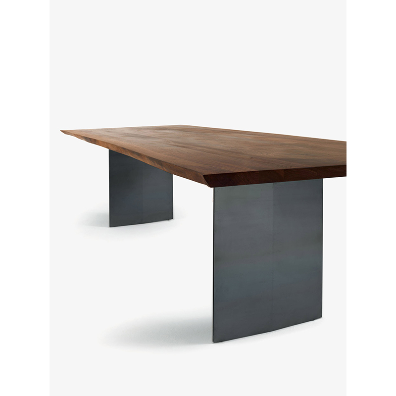Table SKY-NATURA NATURAL SIDES Noyer / noir RIVA 1920