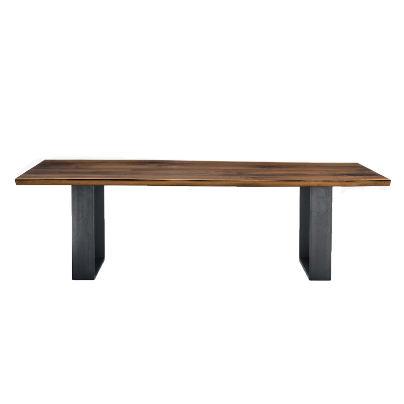 Table NEWTON PLANK Noyer / noir RIVA 1920
