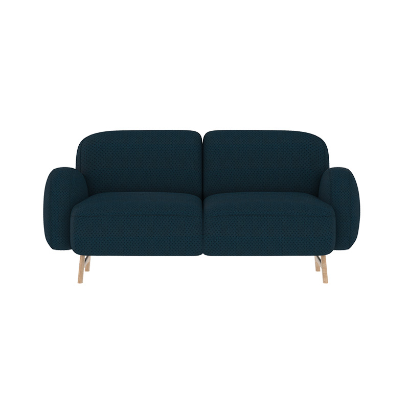 Canapé AUGUSTE 2 Places Bleu cobalt HARTO