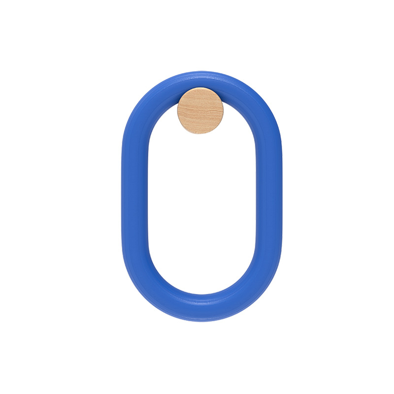 Patère Design Patère FERNAND Verticale Bleu Électrique HARTO