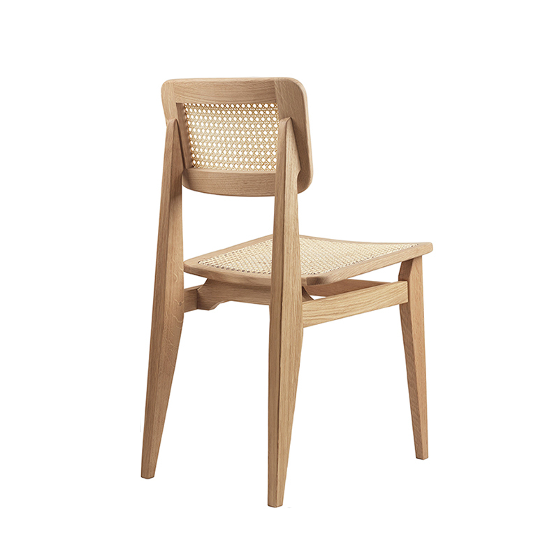 Chaise C-CHAIR Cannage Chêne GUBI