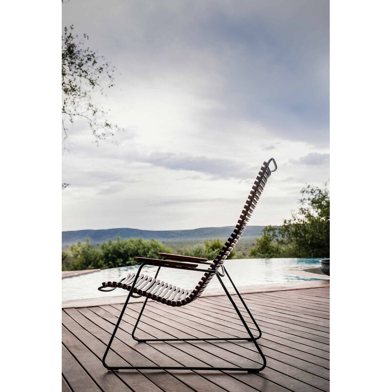 Fauteuil extérieur Fauteuil CLICK Noir HOUE