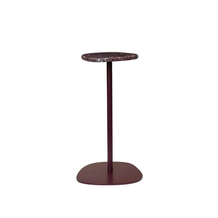 Table d'appoint guéridon PLYO L 30 Prune Foncé FERM LIVING