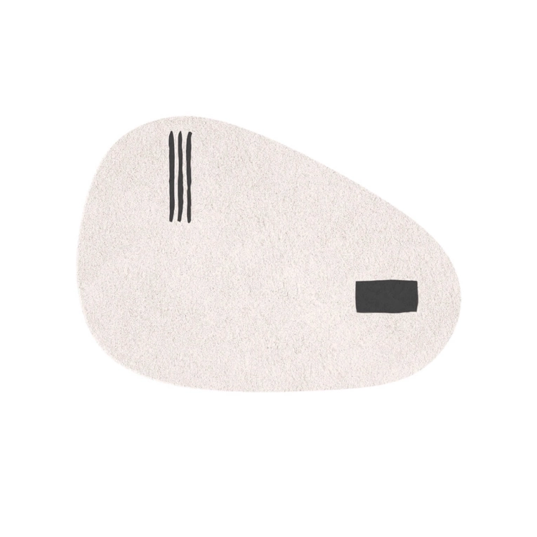 Tapis ONIGIRI 255x183 Blanc TACCHINI