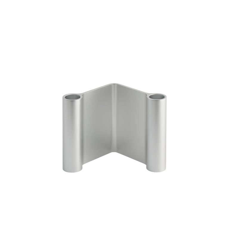 Photophore, bougeoir et bougie PAIR H 11 Aluminium MUUTO
