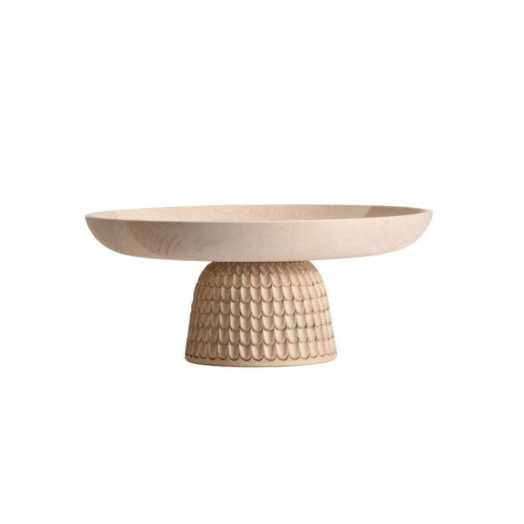 Table Centrepiece NERA Bowl Medium Maple white ZANAT
