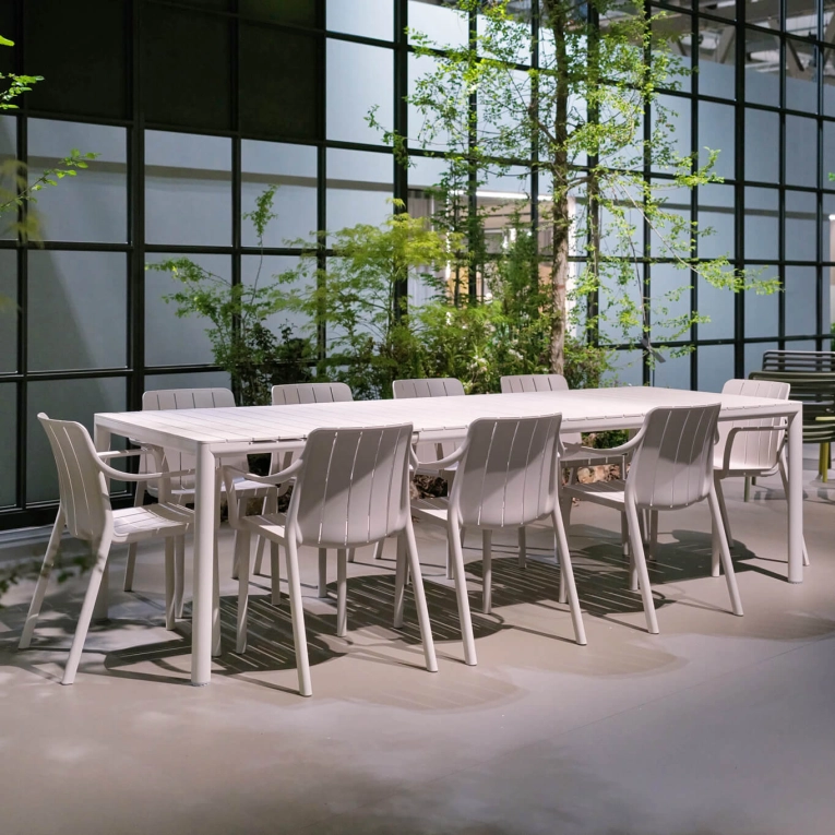 Chaise extérieure TIBERINA avec accoudoirs Corda NARDI