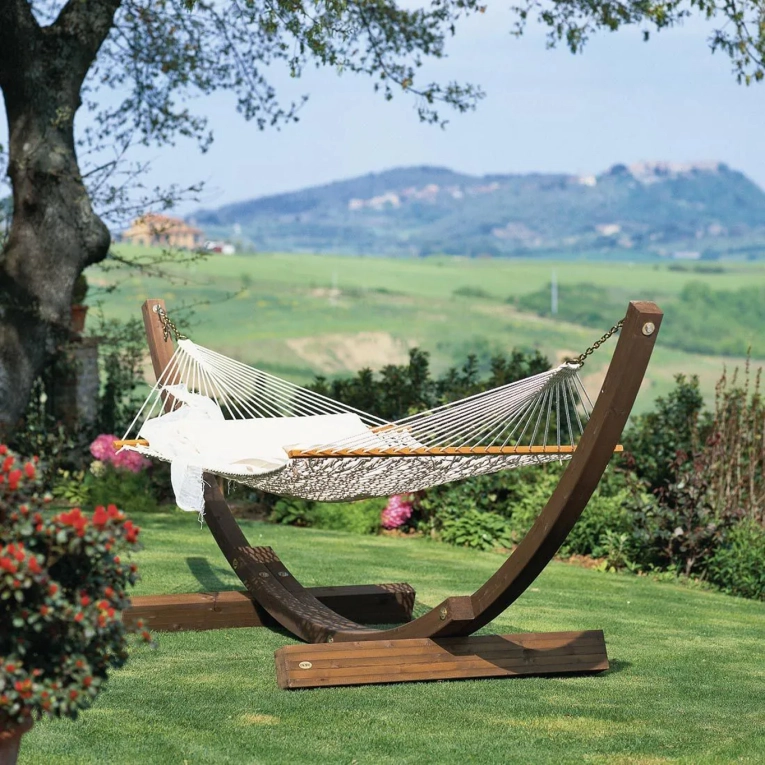 Bain de soleil, chaise longue et hamac AMANDA Blanc Écru UNOPIÙ