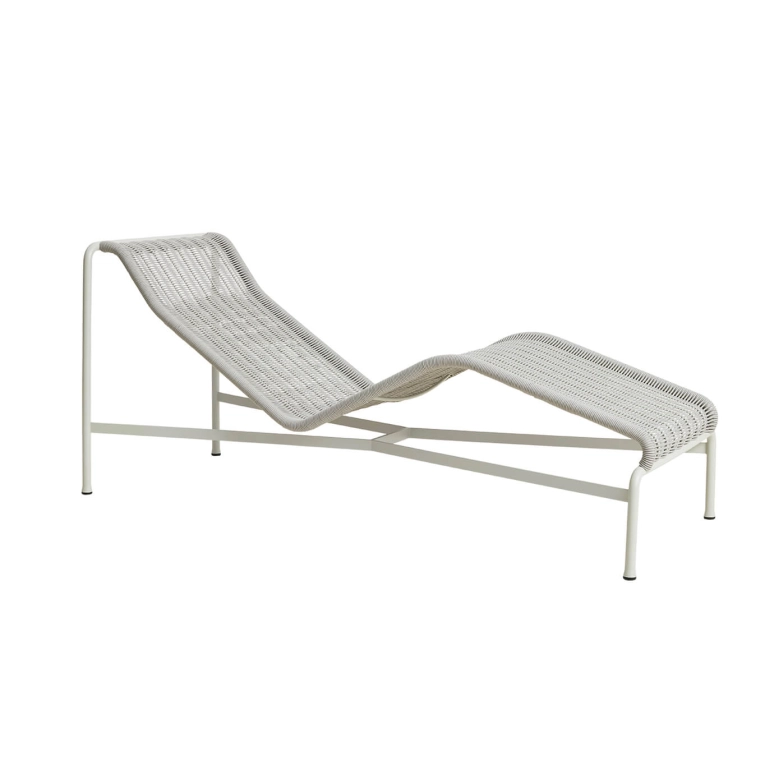 Bain de soleil, chaise longue et hamac Chaise Longue PALISSADE CORD Gris Ciel HAY